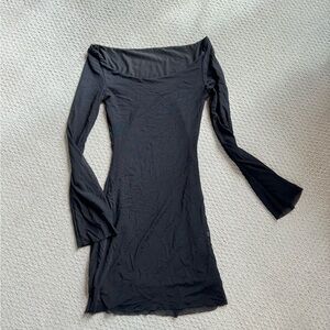Mesh Black Dress